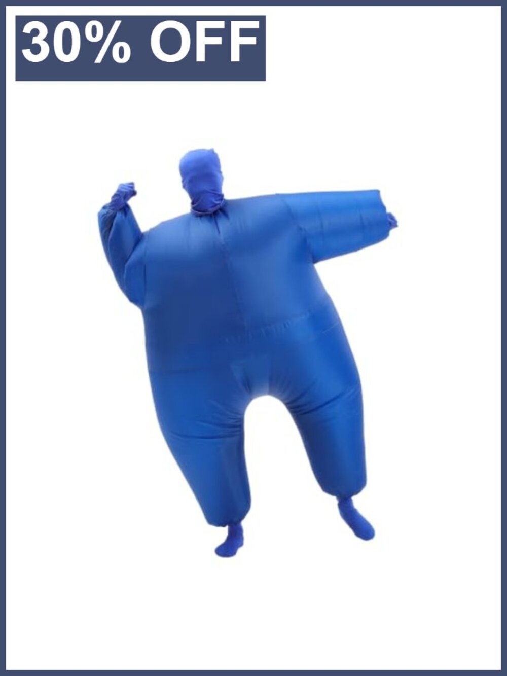 Men's Inflatable Full Body Jumpsuit Halloween Blow Up Costume